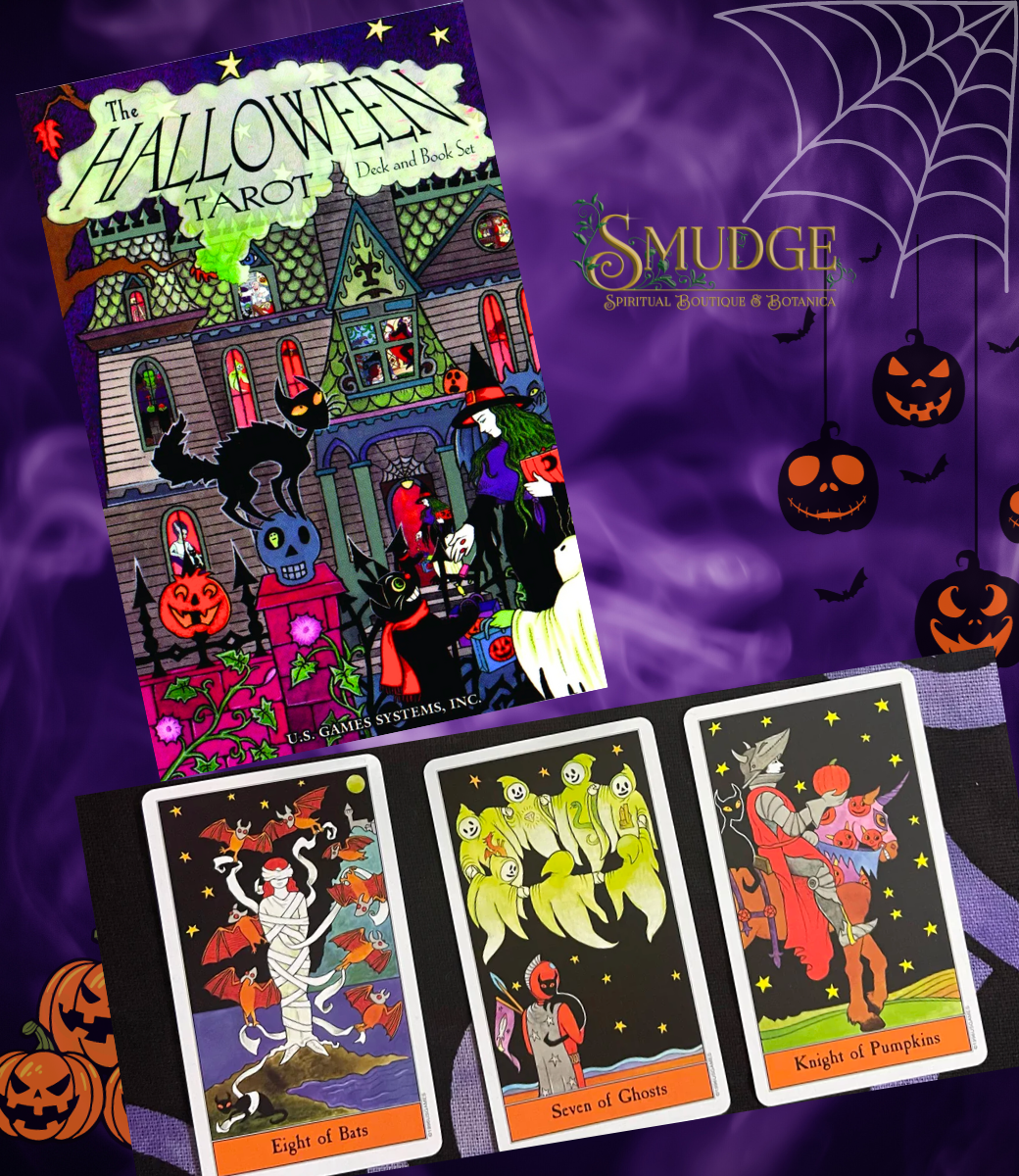 The Halloween Tarot Deck & Book Set