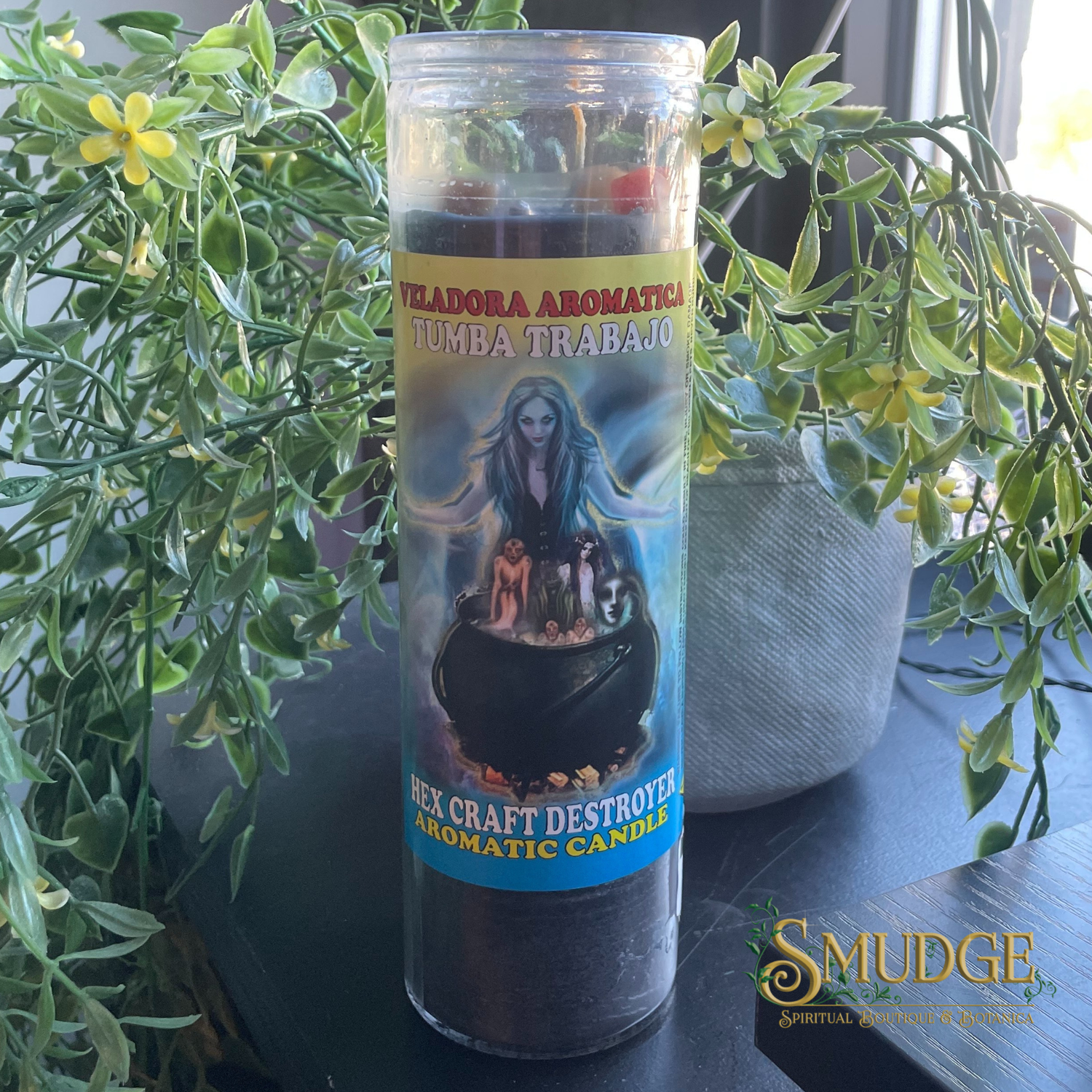 Hex Craft Destroyer Black Veladora Aromatica 7 day candle