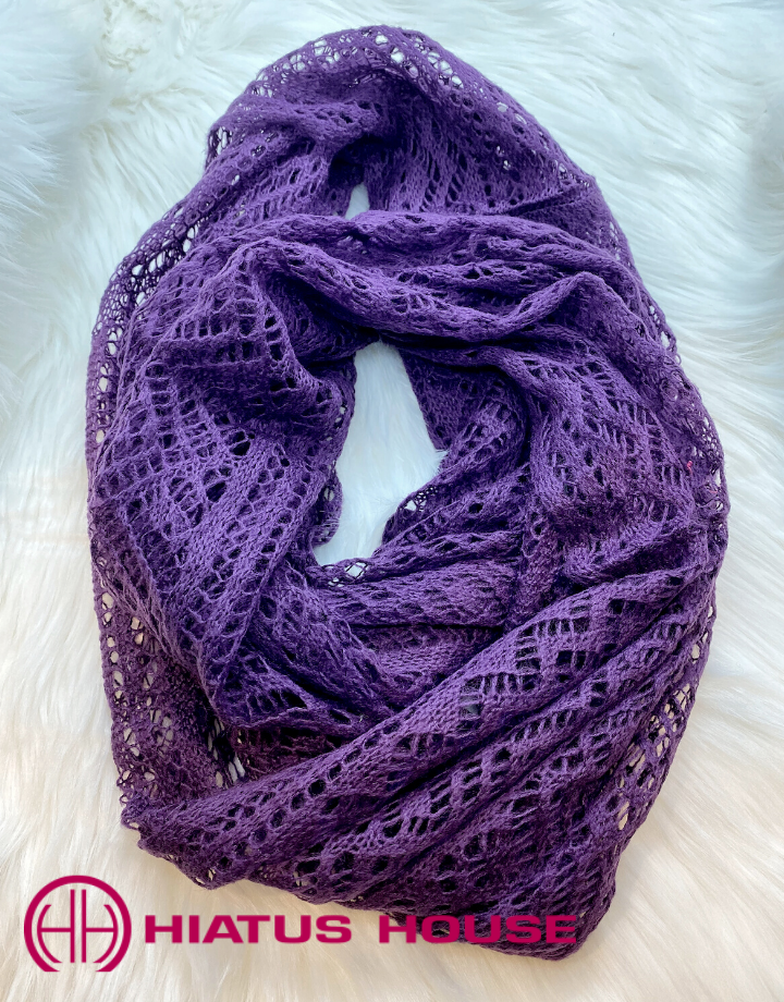 Infinity Scarf Purple Scarf Hiatus House