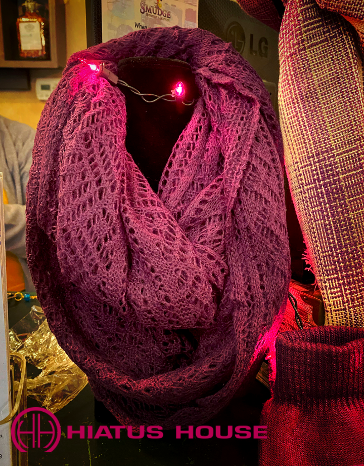 Infinity Scarf Purple Scarf Hiatus House