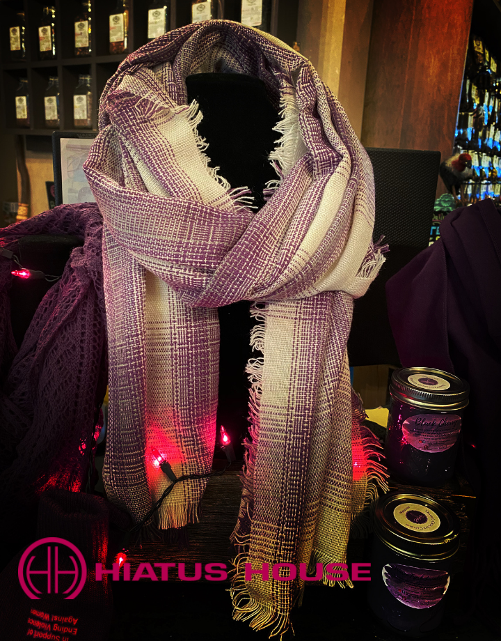 Plaid Scarf Purple Scarf Hiatus House