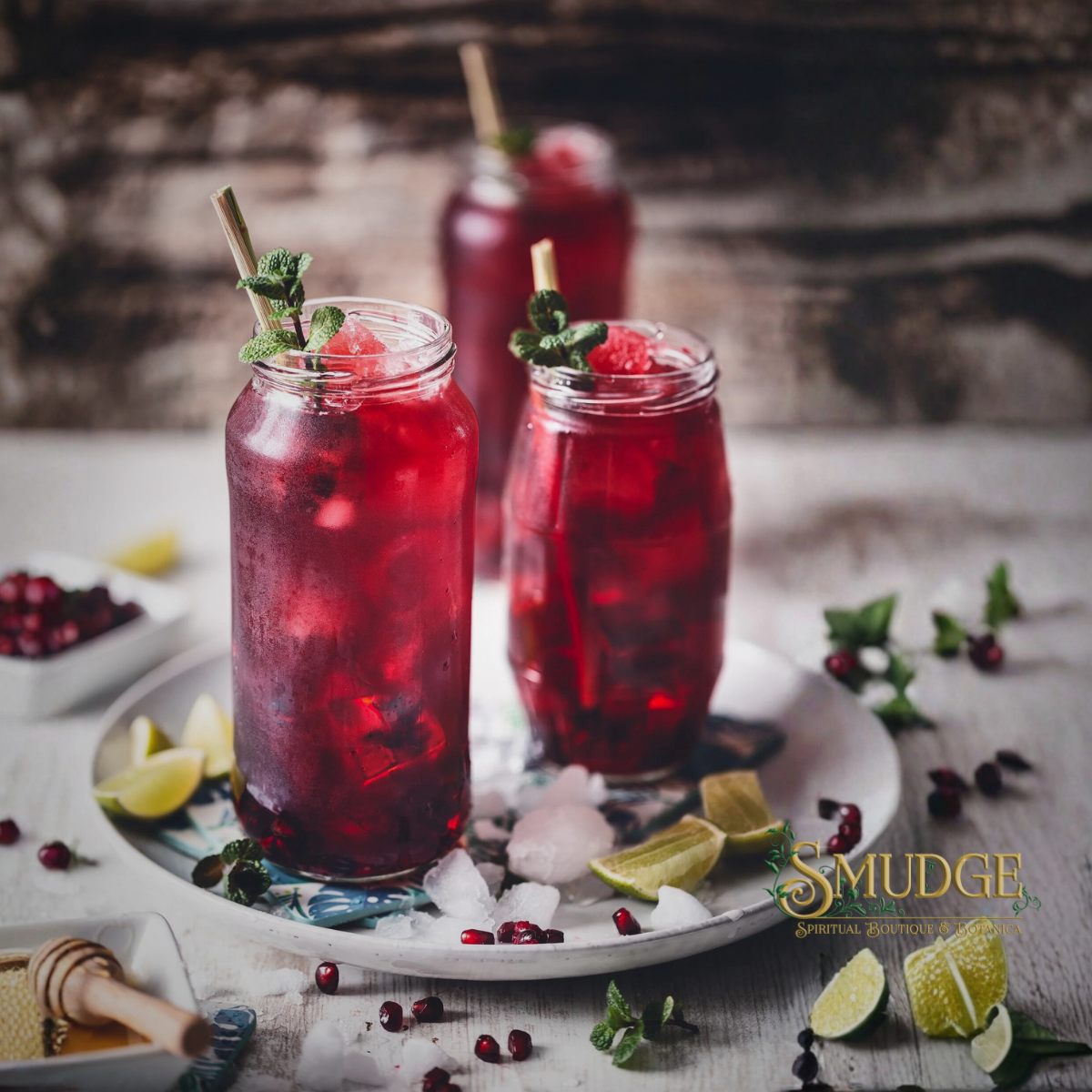 Hibiscus Creamed Honey