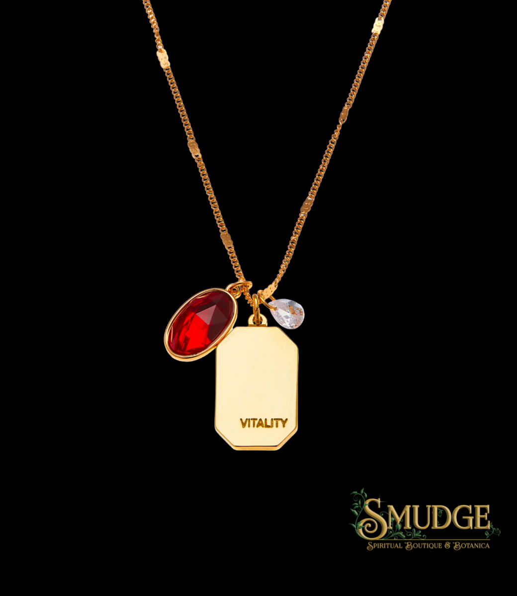 July Birthstone Necklace - Ruby