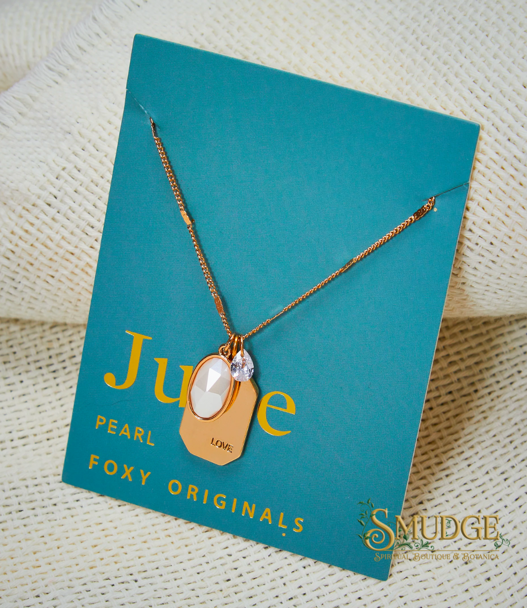 June Birthstone Necklace - Pearl