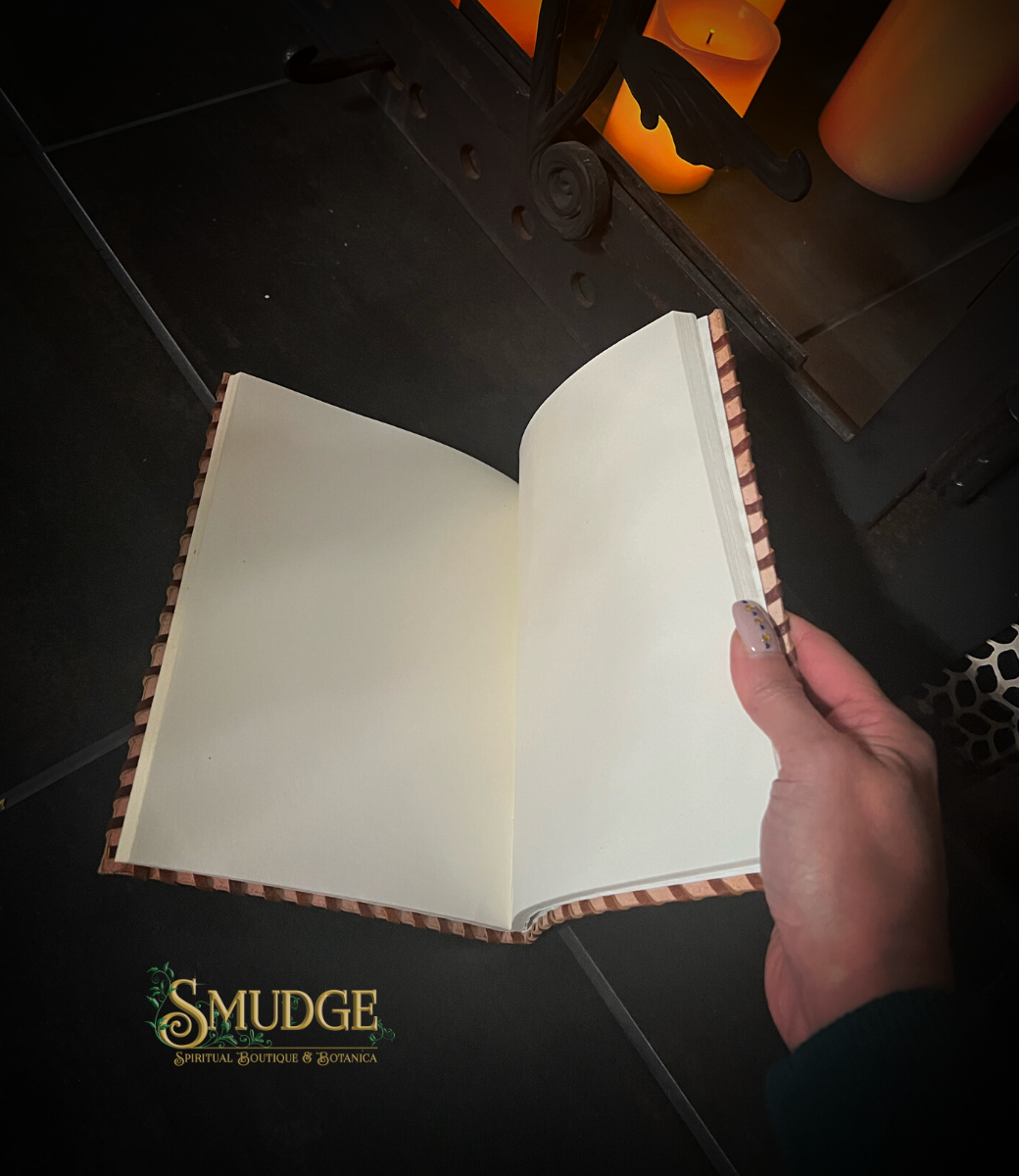 Leather Journal With Crystal