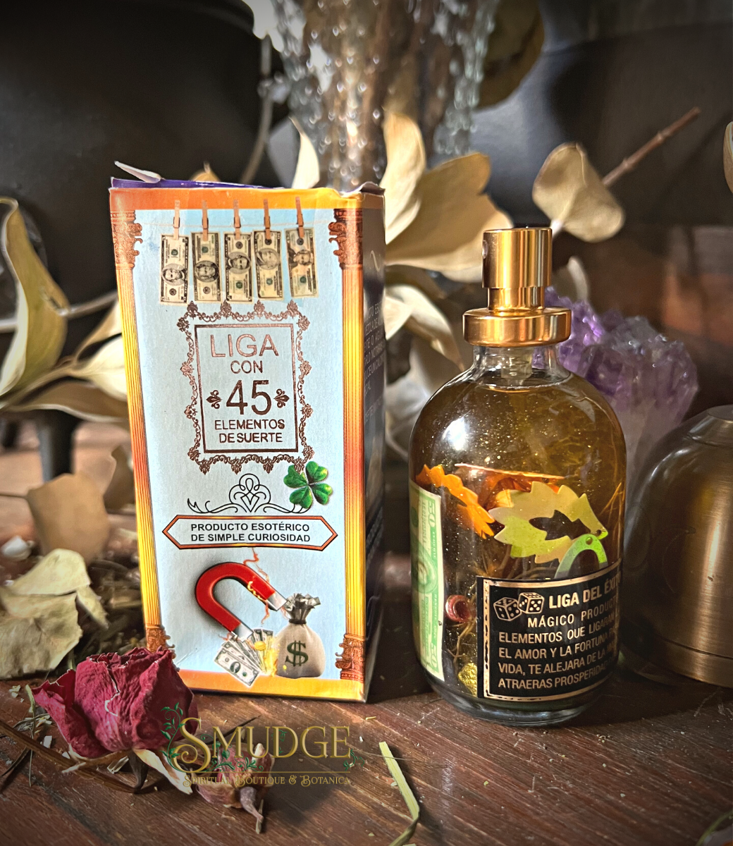 Liga  con 45 Elementos de suerte - 45 ingredient Success Oil