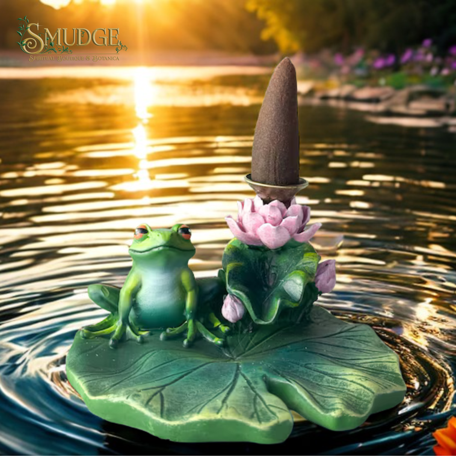 Lily Pad Blackflow Incense Burner
