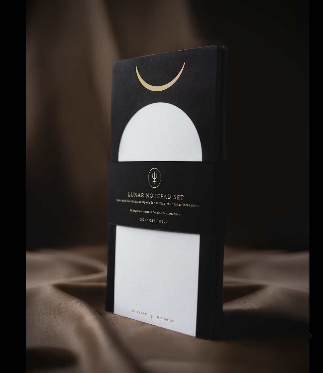 Lunar Notepad Set - Onyx