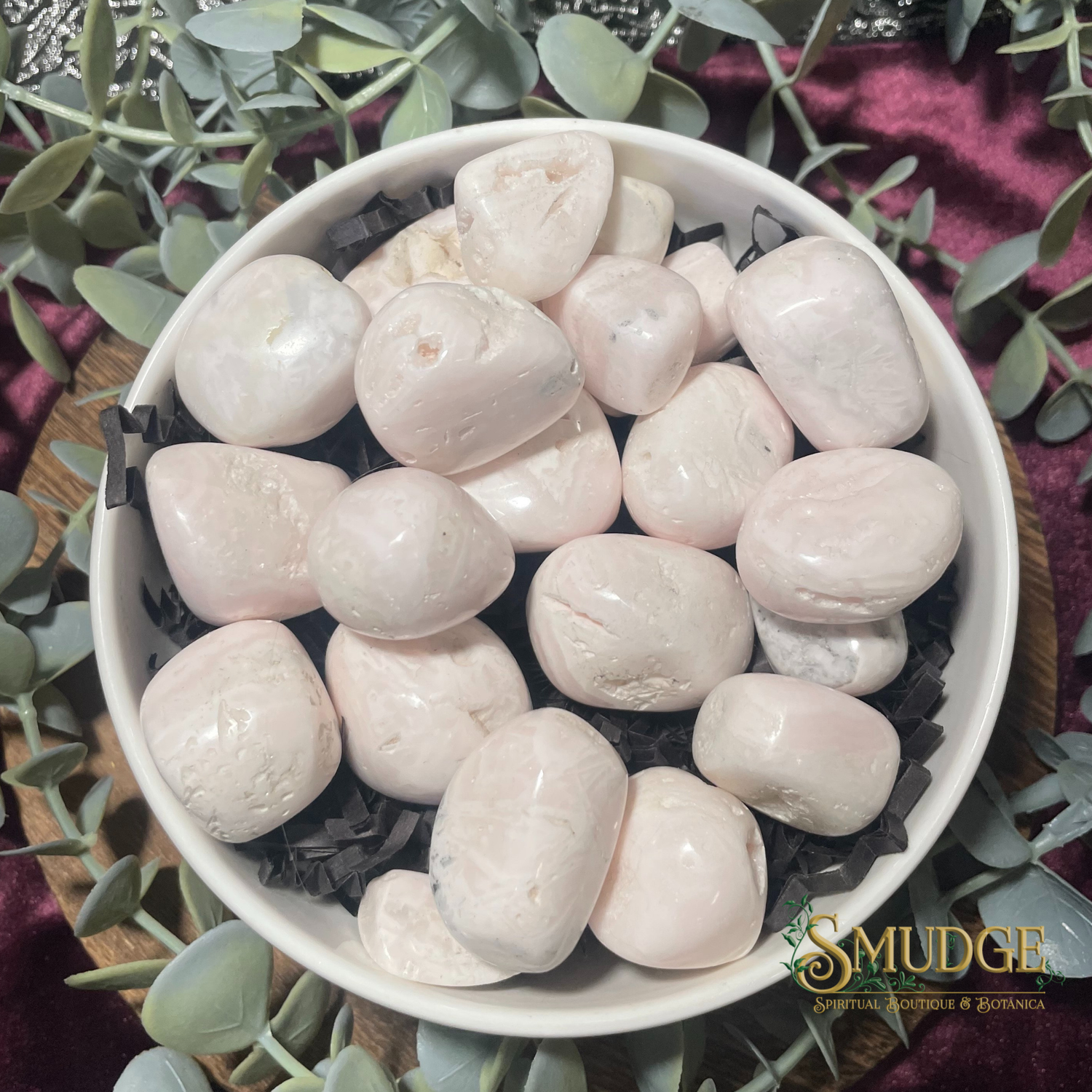 Pink Mangano Calcite - tumbled