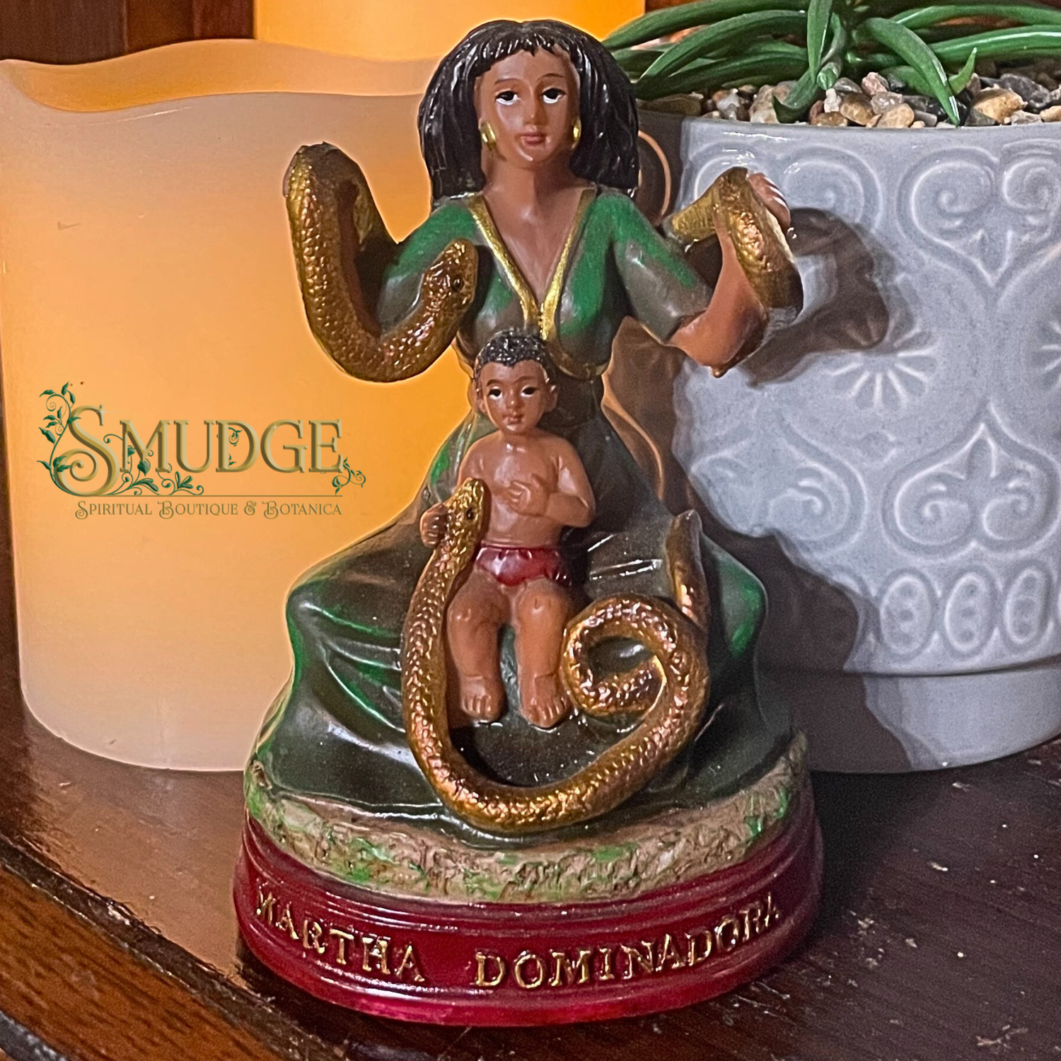 St. Martha The Dominator Statue Small 5"