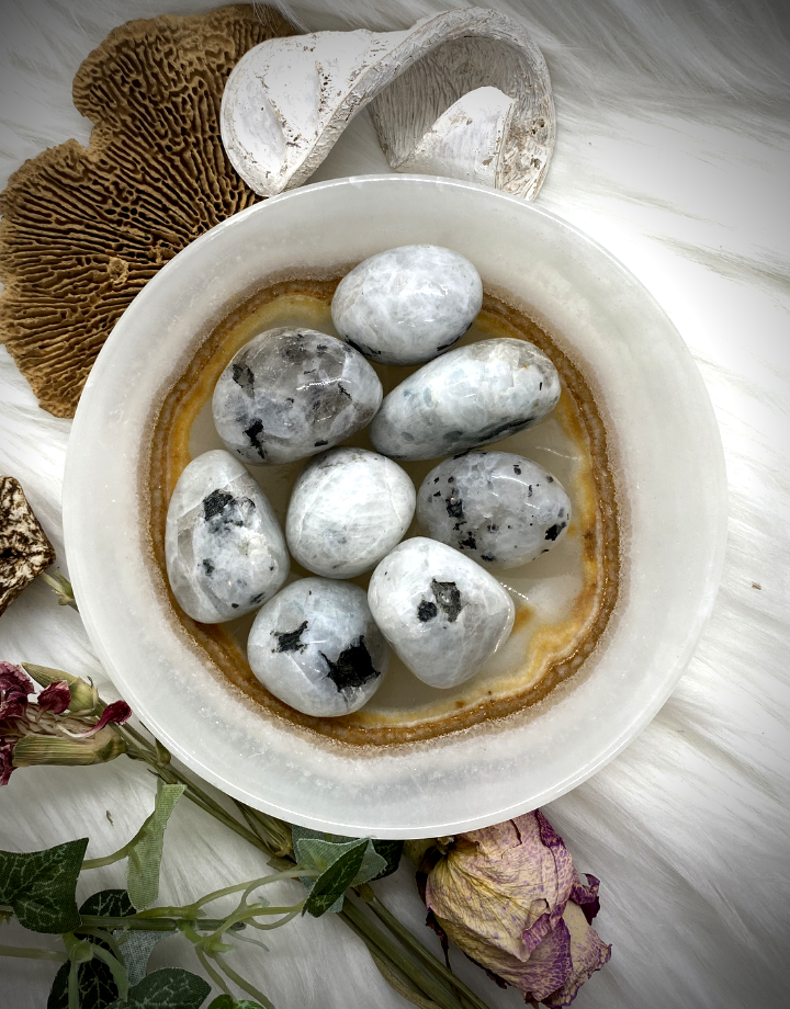 Rainbow Moonstone - tumbled large