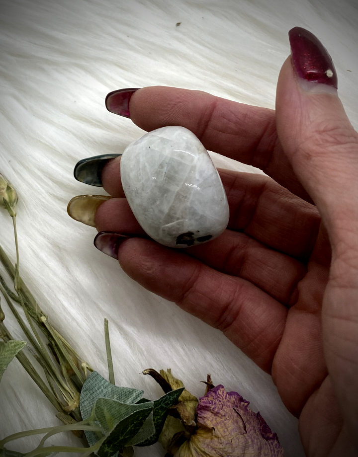 Rainbow Moonstone - tumbled large