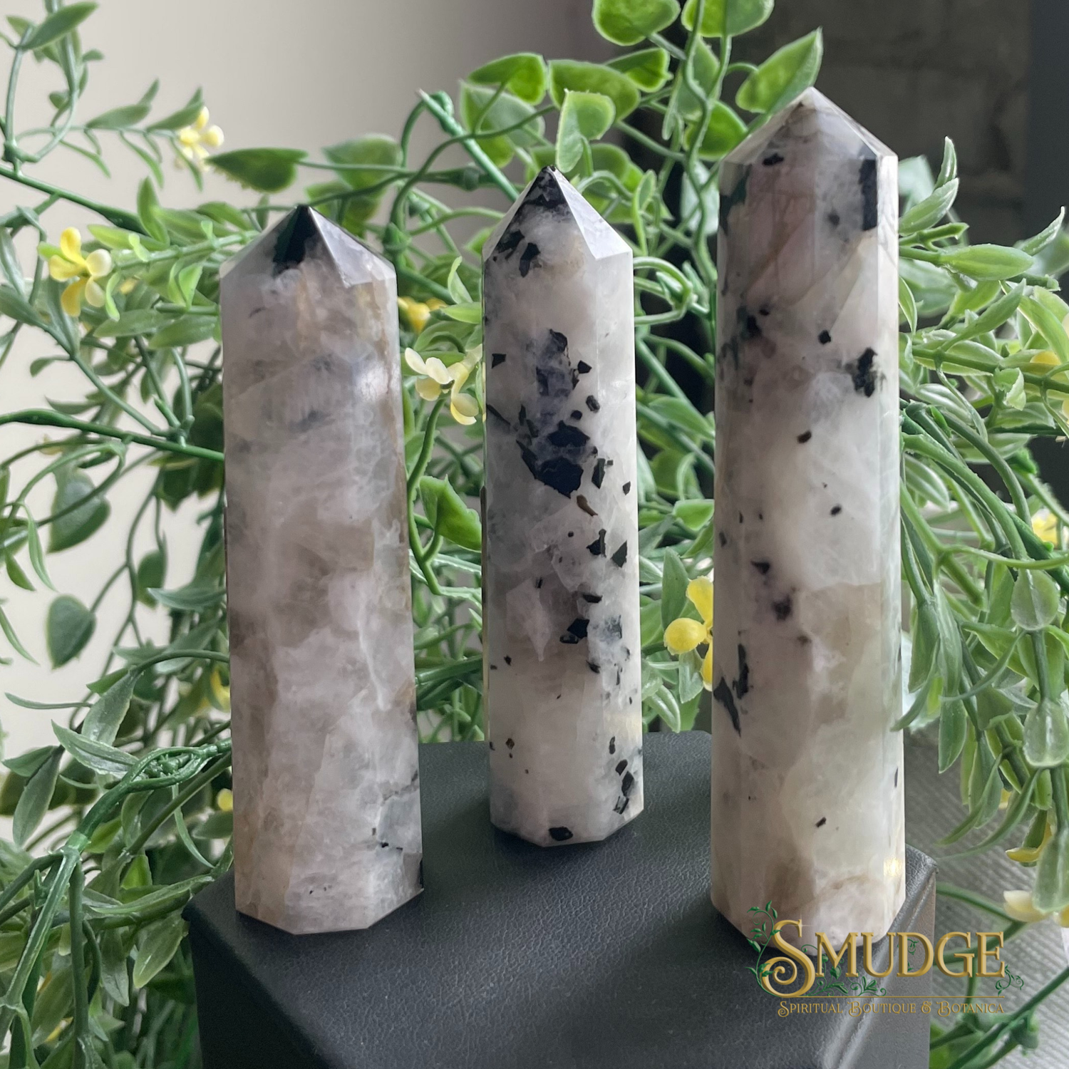 Rainbow Moonstone Points