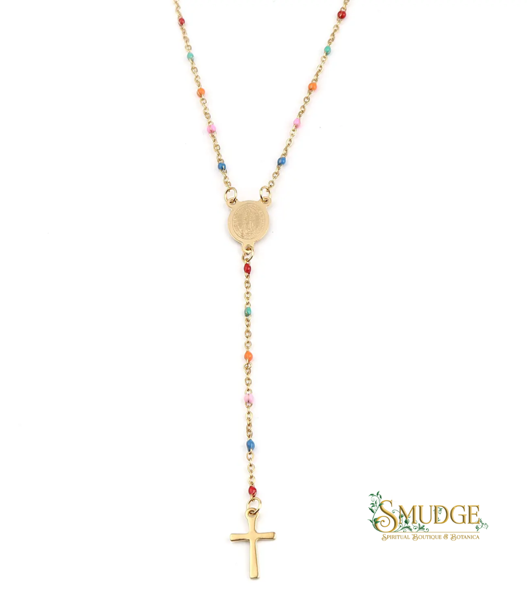 Rosary Necklace - multi