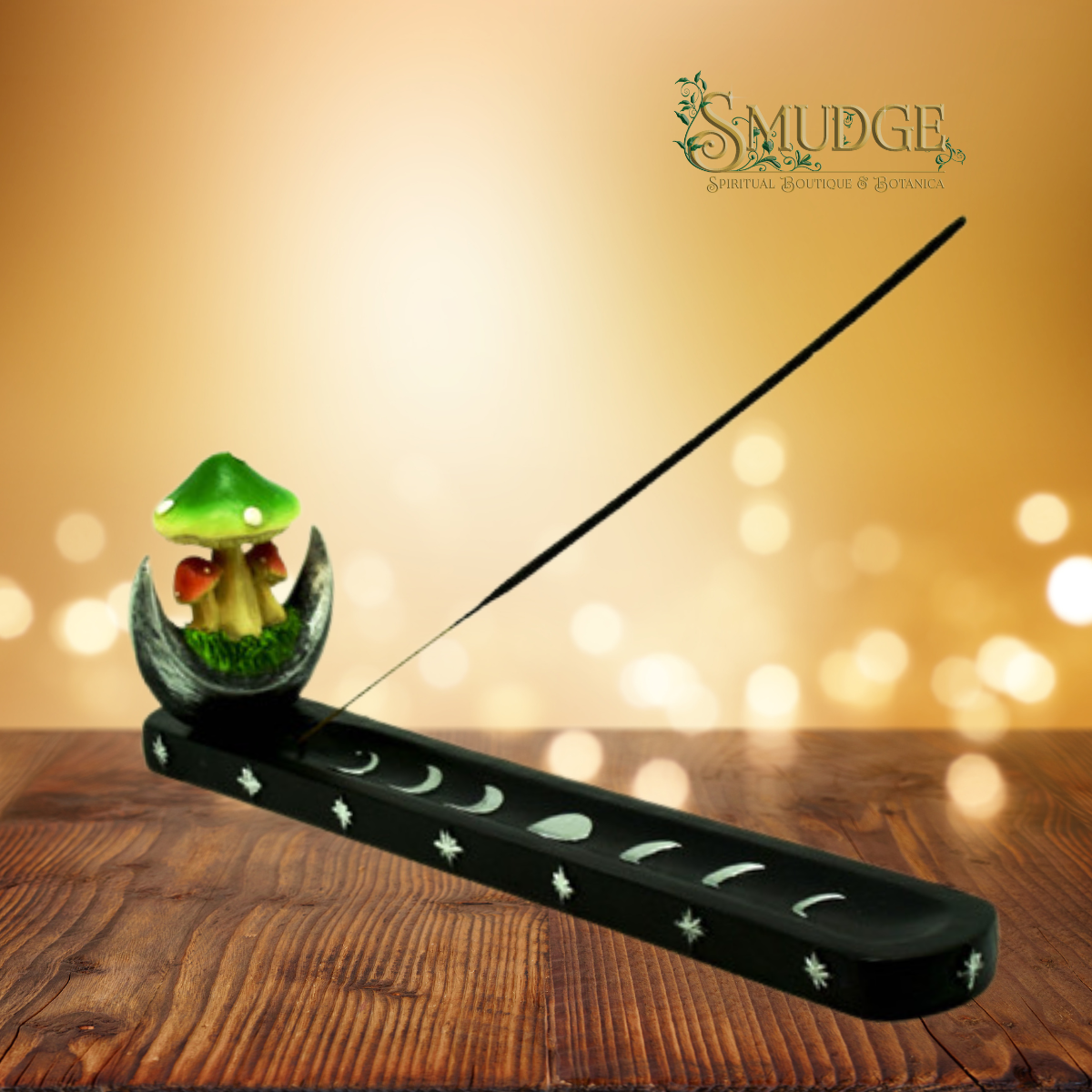 Mushroom & Moon Incense Burner