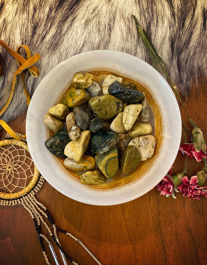 Ocean Jasper Tumbled Medium