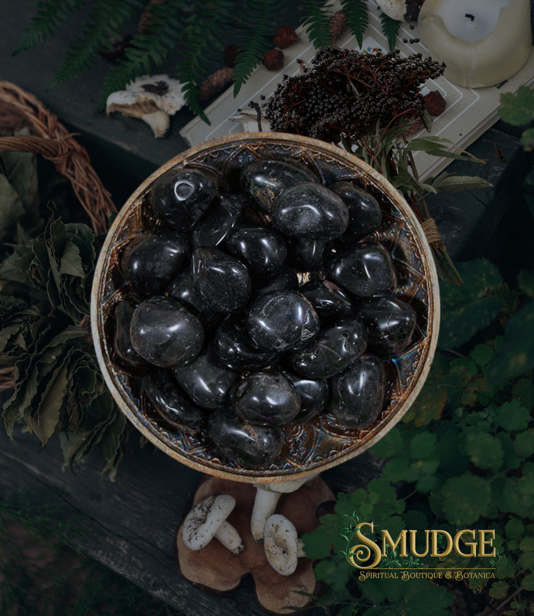 Black Onyx tumbled