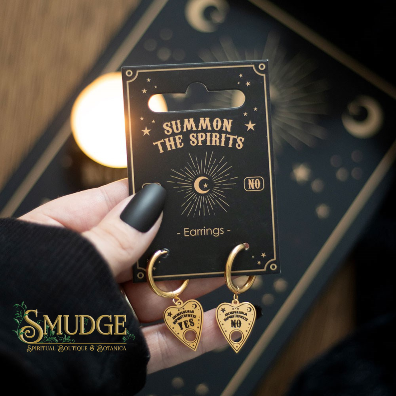 Ouija Talking Board Planchette Earrings