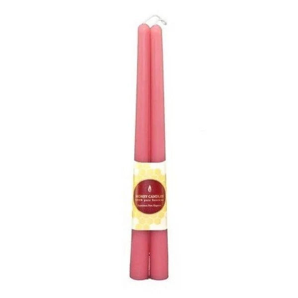 Springtime Beeswax 12 Inch Taper Candle Pair