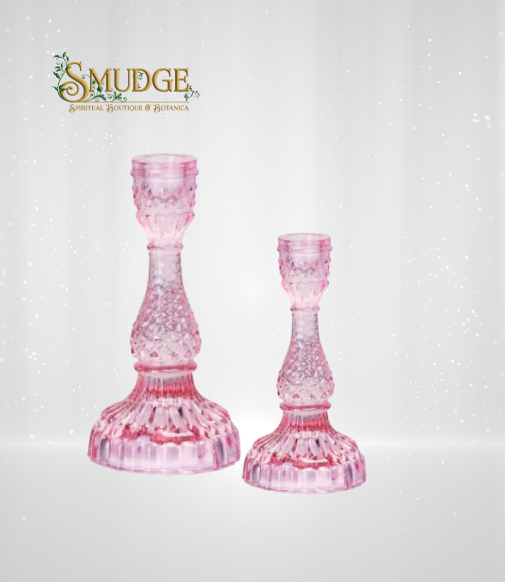 Pink Taper Holder