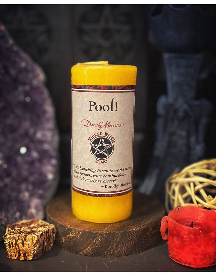 Poof! Wicked Witch Mojo Candle