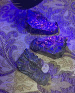 Video is Yooperlite dragon heads glwing in the dark.
