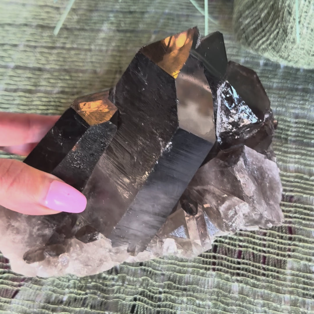 Smokey Quartz Cluster Point X-Large 3
