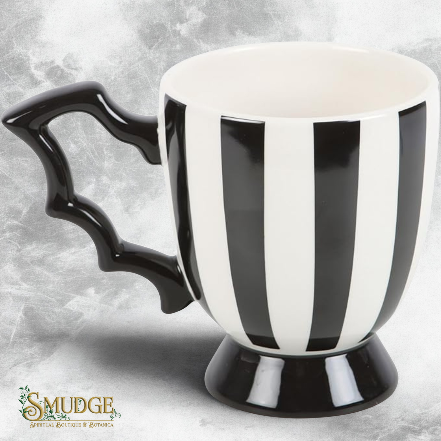 Striped Ceramic Tea Cup