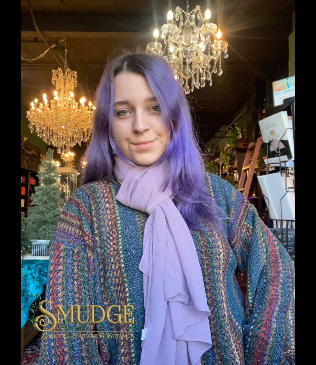 Silk Scarf  lavender - Hiatus House