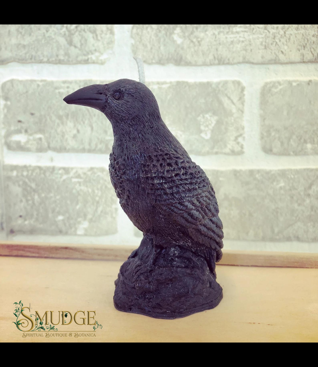 Raven Spirit Animal Candle
