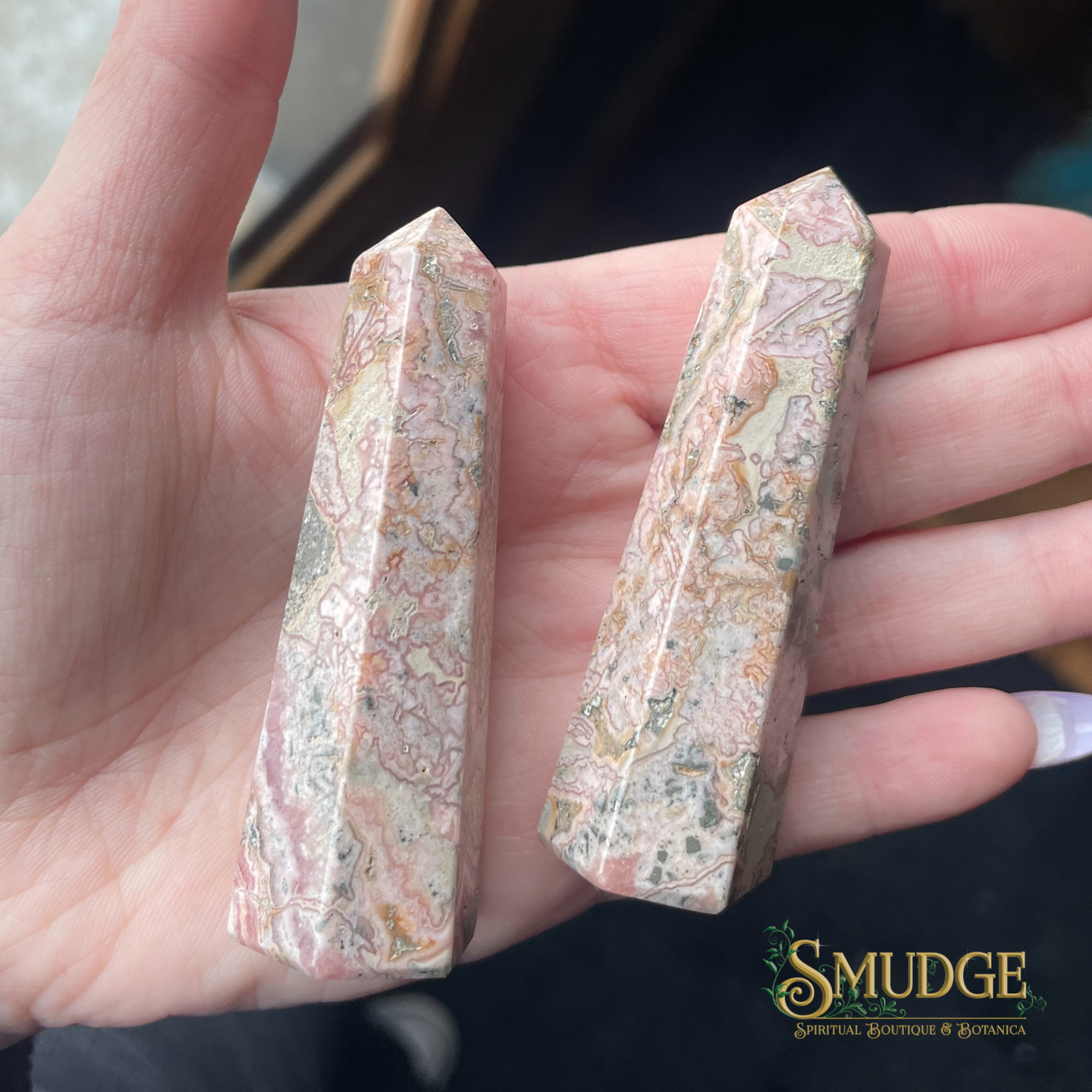 Rhodochrosite Point (small)