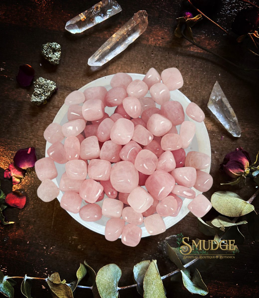 Rose Quartz Tumbled med