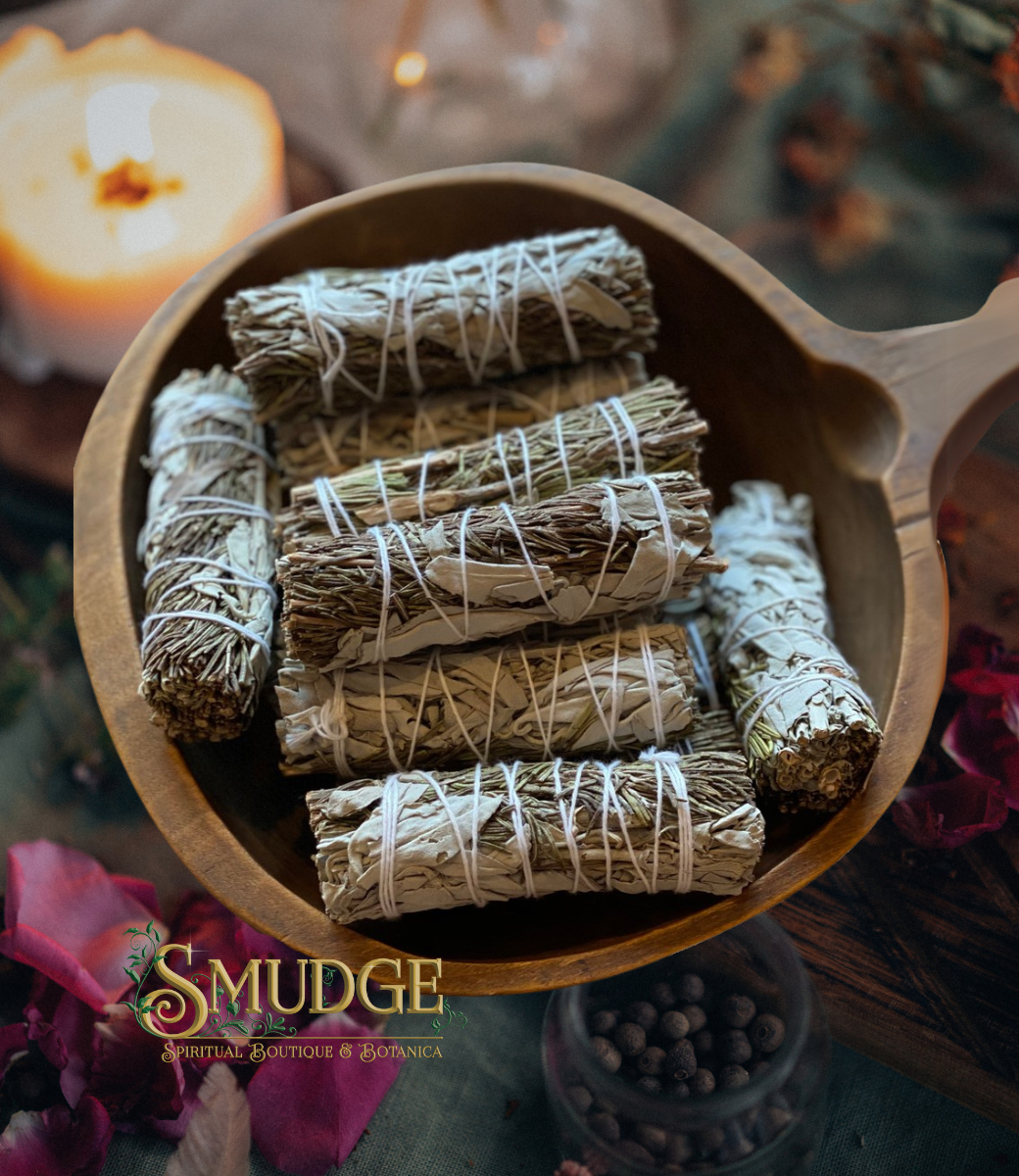 White Sage & Rosemary bundle 5"