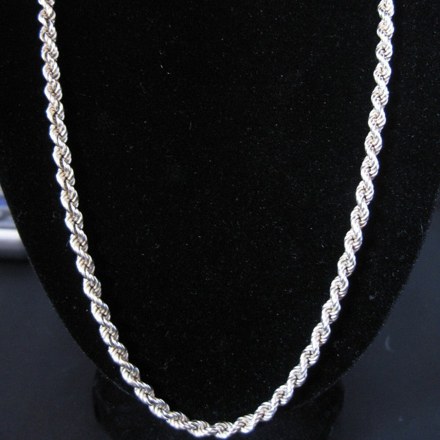 925 Silver Rope Chain (50cm/65cm) – Smudge Metaphysical Spiritual Boutique