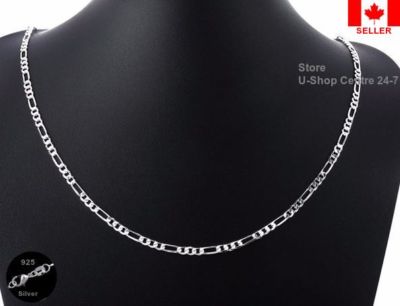 925 Silver Figaro Chain (45cm)
