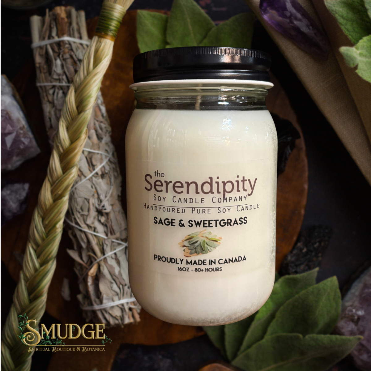 Sage & Sweetgrass Candle 16 oz