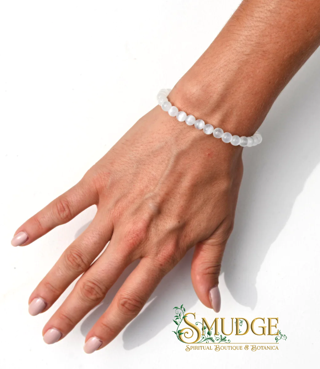 Selenite Bracelet 6mm