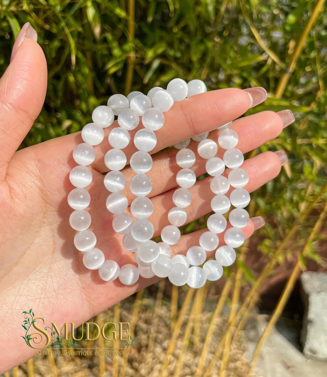 Selenite Bracelet 6mm