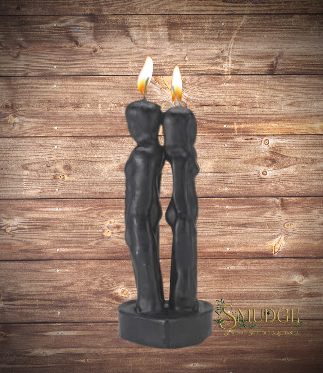 Back to Back Separation Candle Black