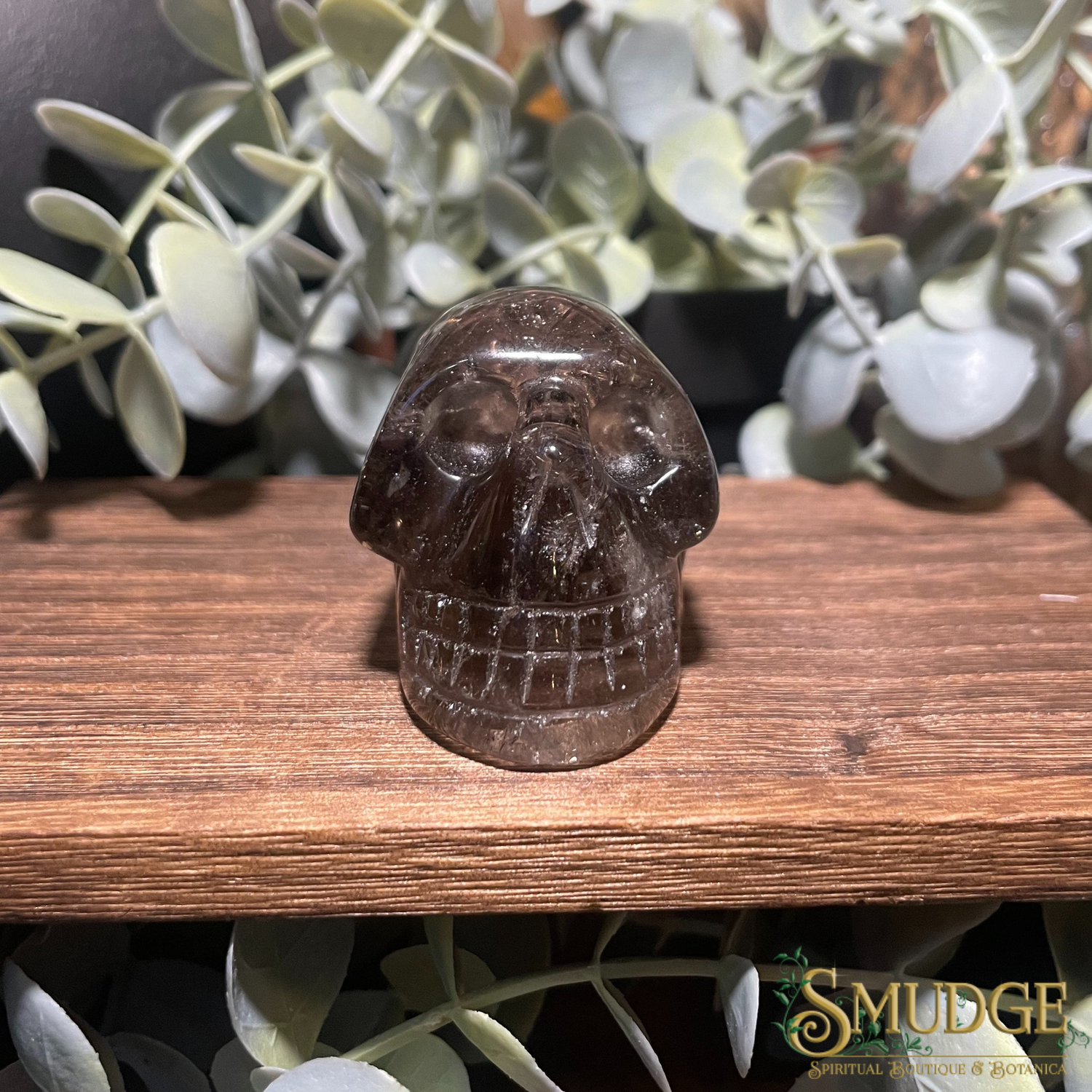 Smokey Quartz Crystal Skull 50mm