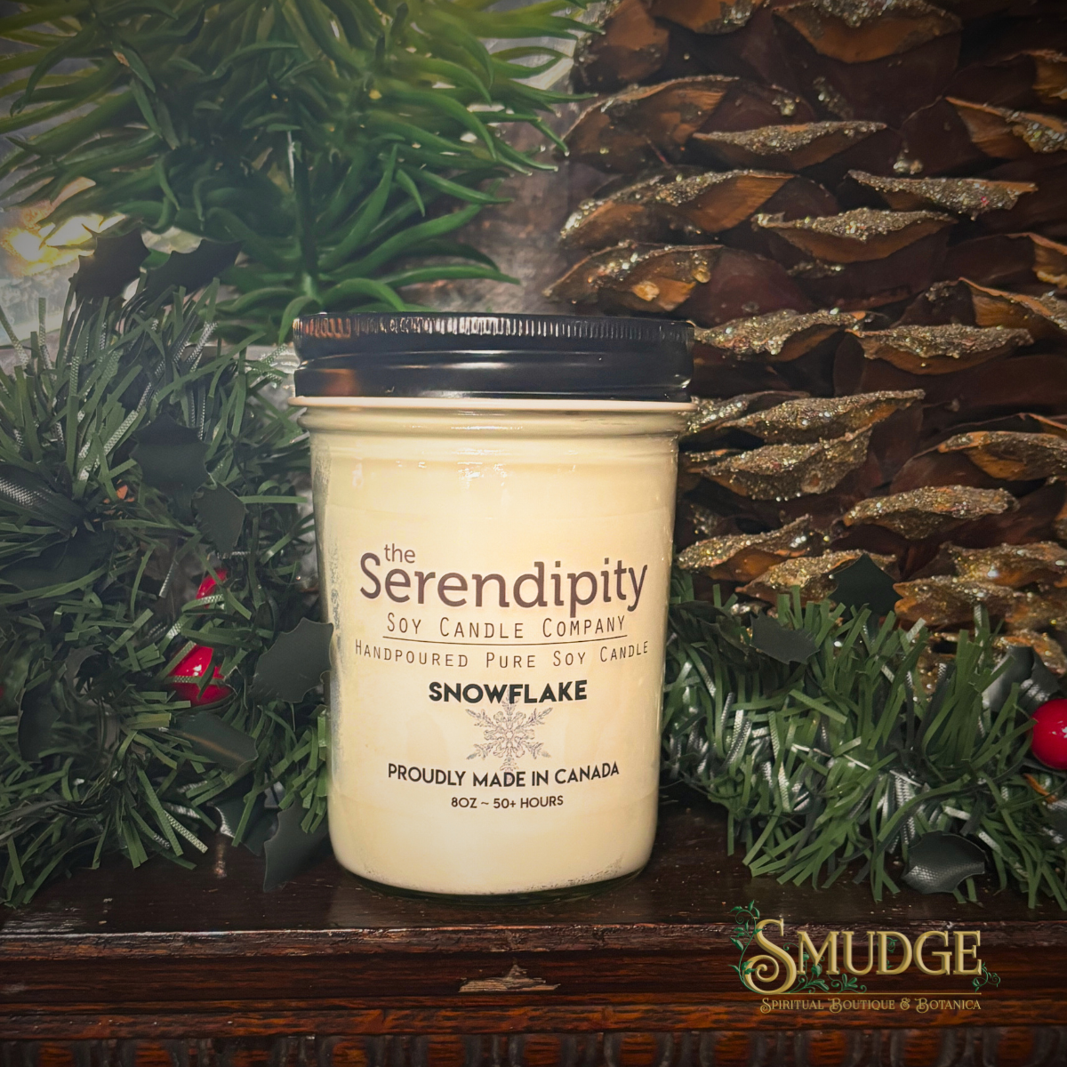 Snowflake Candle 8 oz