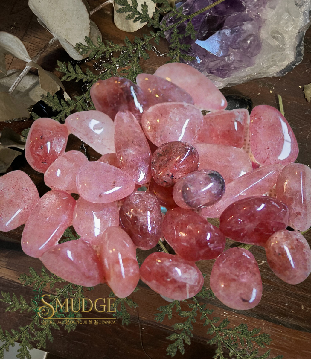 Strawberry Quartz tumbled