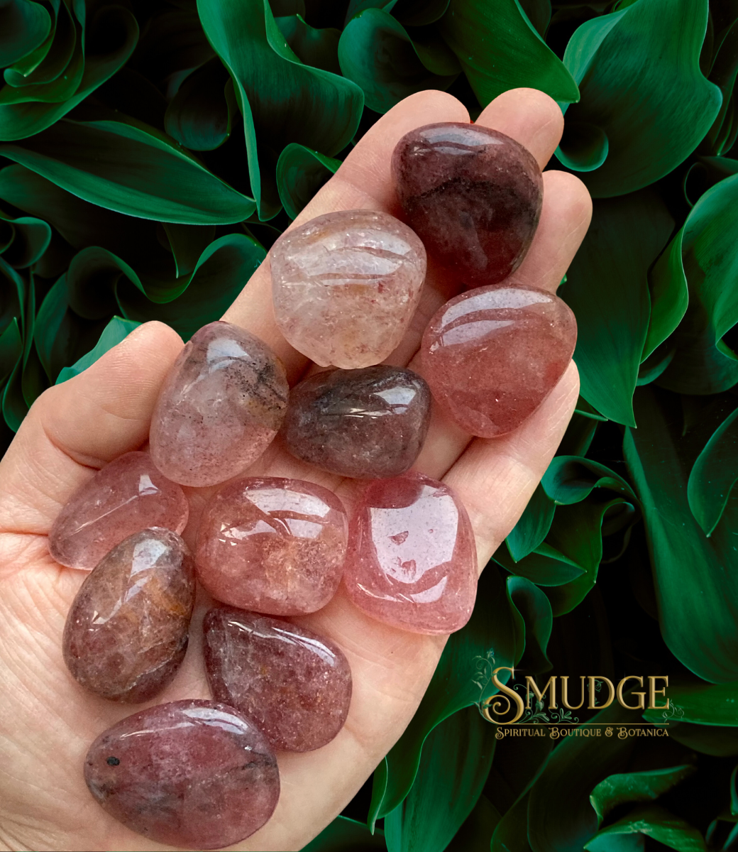 Strawberry Quartz tumbled