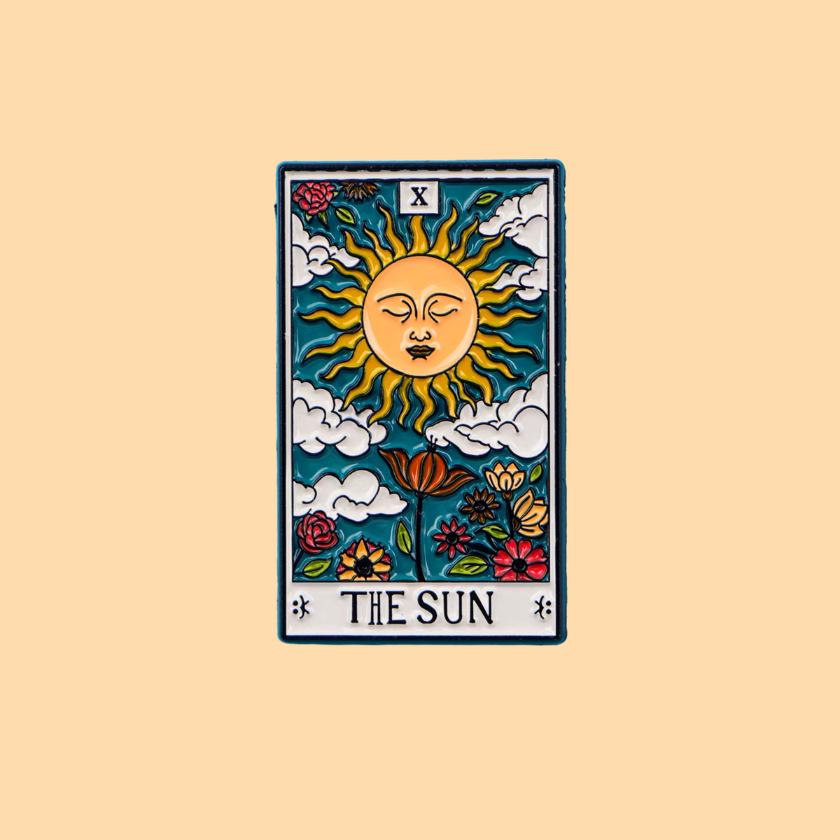 The Sun Tarot Pin