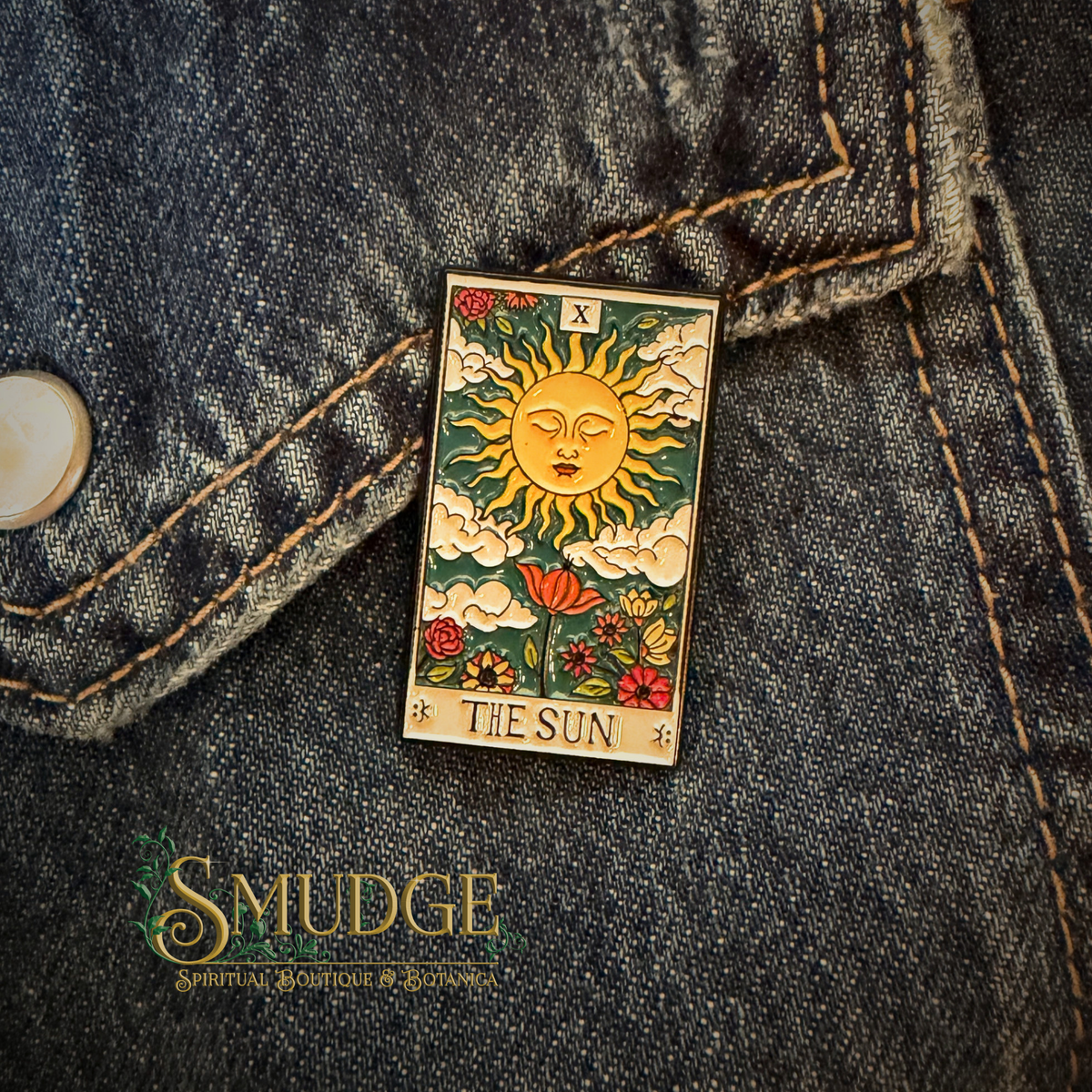 The Sun Tarot Pin