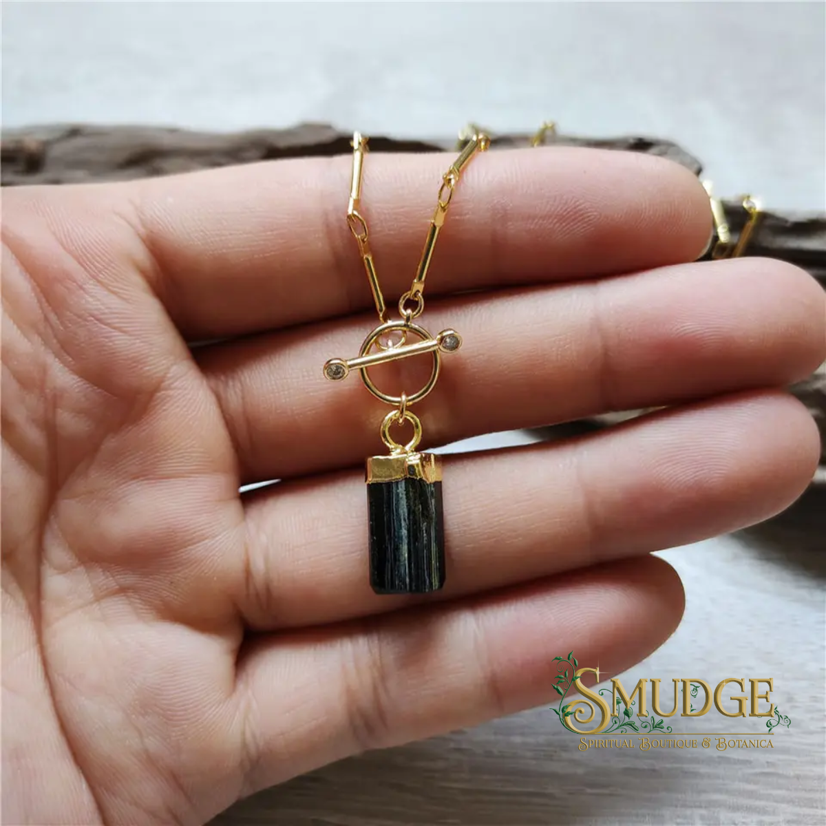 Tourmaline Toggle Necklace