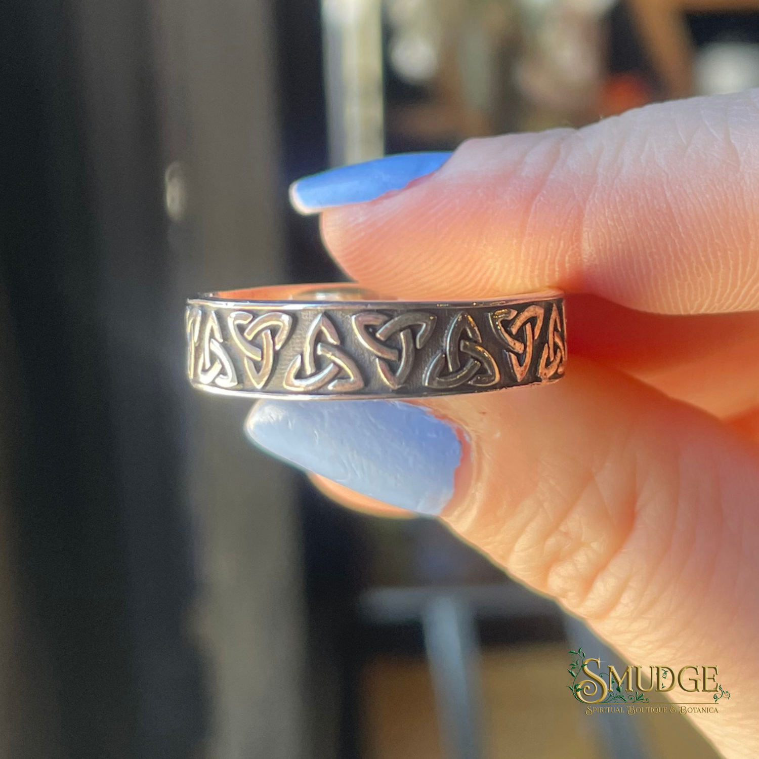 Triquetra Men's Rings 925 Silver (size 14)