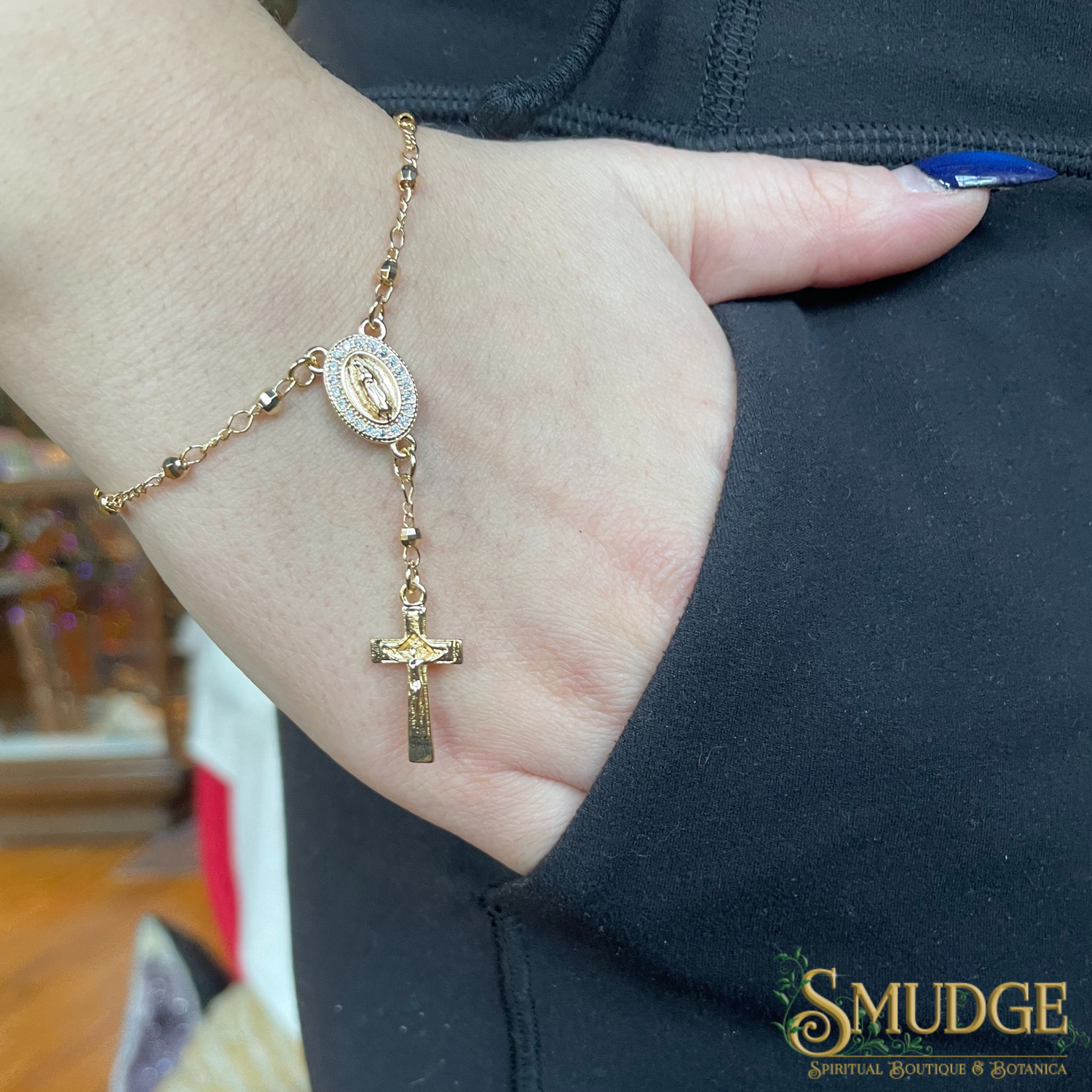 Virgin Mary Rosary Bracelet