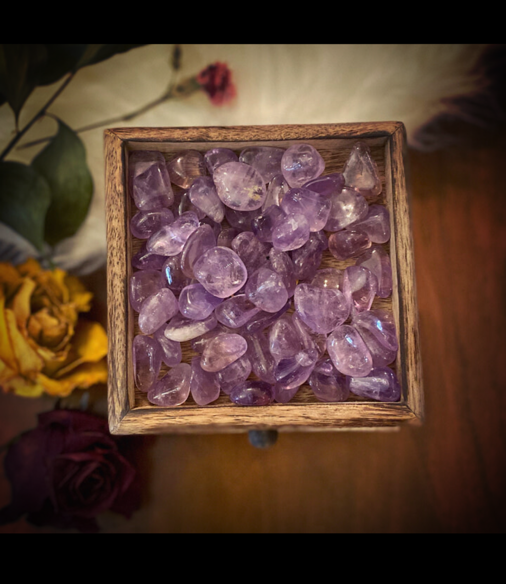 Amethyst tumbled medium