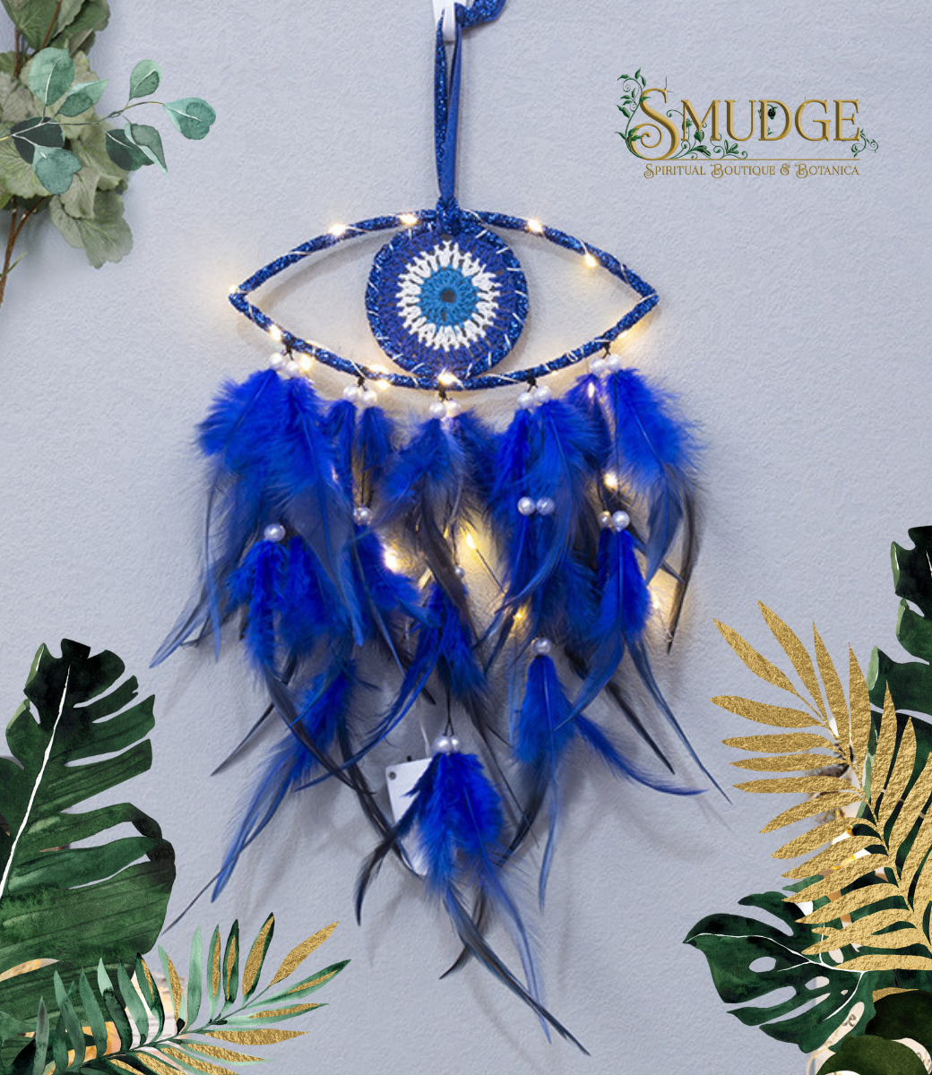 Evil Eye Dream Catcher - light up